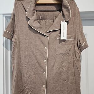 Cozy Earth Women's Brown Pajama Set